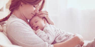 mom and baby