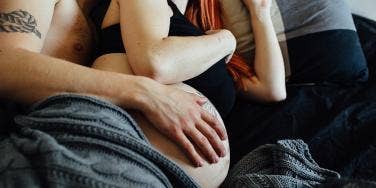 pregnant woman on bedrest