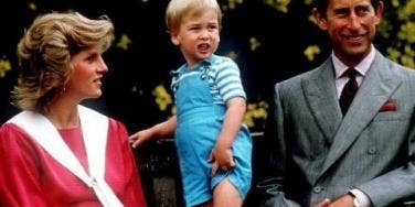 Prince William, Princess Diana & Prince Charles