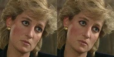 Princess Diana's sanpaku eyes