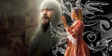 Medieval woman desires knight