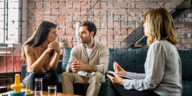 Couple in therapy 