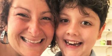 the author and her son