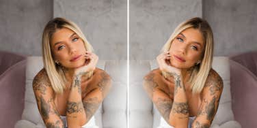 single mom with tattoos