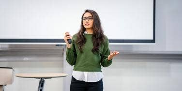 woman teaching