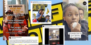 screenshots of reasons why waffle house employees deserve twenty five dollars per hour