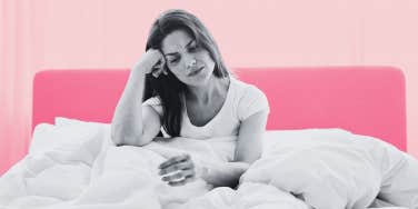 Woman can't get out of bed