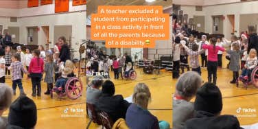 Disabled child school performance TikTok