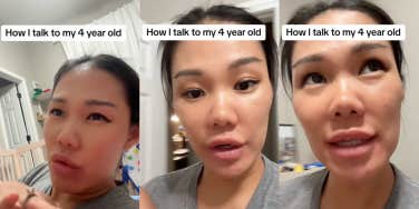 mom talking about how she changed her toddler's behavior