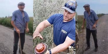 Ukrainian farmer, Ryan Hendrickson