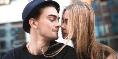 happy couple in love