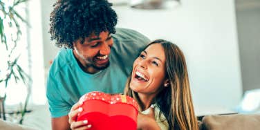 couple celebrating Valentine's Day