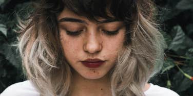 sad woman