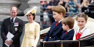 William and Kate and their 3 children