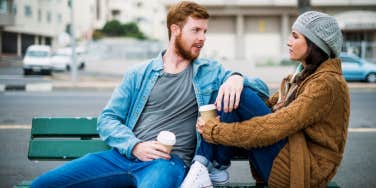 man telling woman he doesn't want a relationship