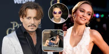 Johnny Depp, Lily-Rose Depp, Jack Depp