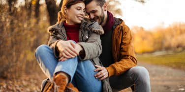 Couple at the park 