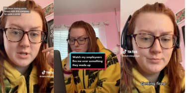 woman calls out sick gets fired tiktok