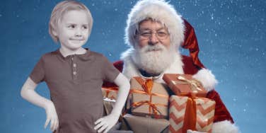 santa claus, christmas, magic, family, daughter, grandson