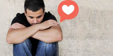 man thinking about an ex