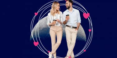 couple happily in love