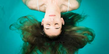 woman in water