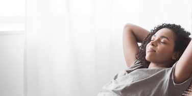 woman relaxing