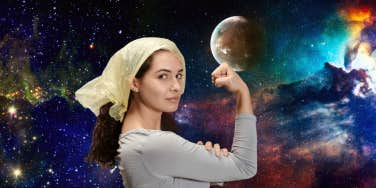 strong woman