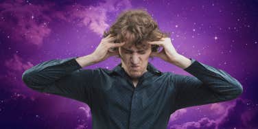 man overthinking 