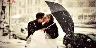 couple in snow