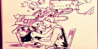 long distance couple