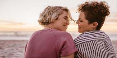 couple on a beach