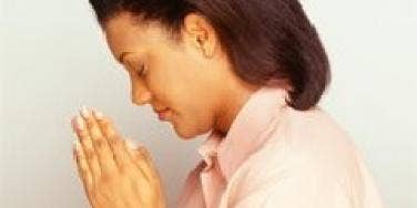Woman praying