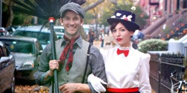 Mary Poppins Costume, Bert Costume: Halloween Couples Costume Idea