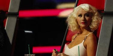 Christina Aguilera on The Voice Christina Aguilera on The Voice