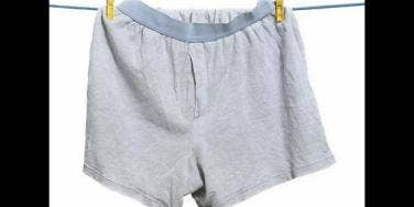Mens boxers line drying Mens boxers
