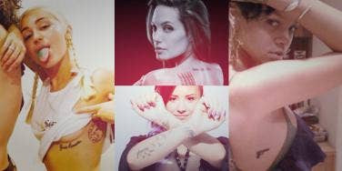 female celebrity tattoos