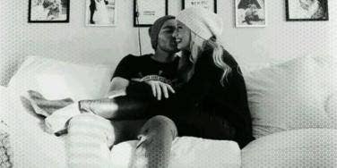 couple on couch couple on couch