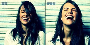 Incredible photo series shows how faces change after wine.