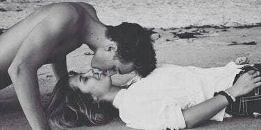 kiss on the beach kiss on the beach