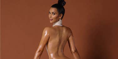 Kim Kardashian butt from Paper Magazine