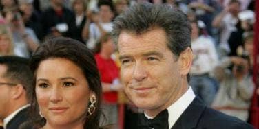 Pierce Brosnan and Keely Shaye Smith