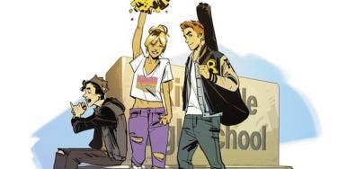 Archie Comics are sexy now for some reason, as seen here in this snap of Archie, Betty and Veronica for Archie 2015. Archie Comics are sexy now for some reason, as seen here in this snap of Archie, Betty and Veronica.