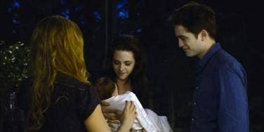 One Couple That Really Shouldn't Have Kids: Kristen Stewart and Robert Pattinson in Twilight Saga Breaking Dawn Kristen Stewart and Robert Pattinson in Twilight Saga Breaking Dawn