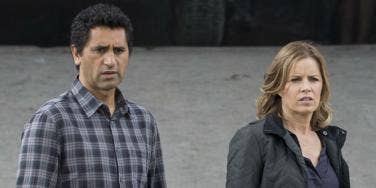 Kim Dickens and Cliff Curtis from Fear the Walking Dead Kim Dickens and Cliff Curtis from Fear the Walking Dead