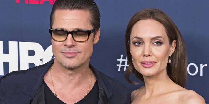 Brad Pitt Angelina Jolie Side By Side