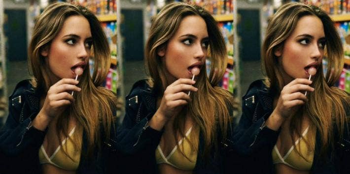 eating candy