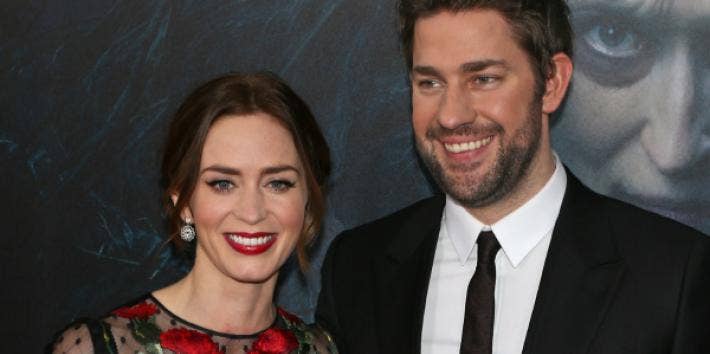John Krasinski and Emily Blunt 