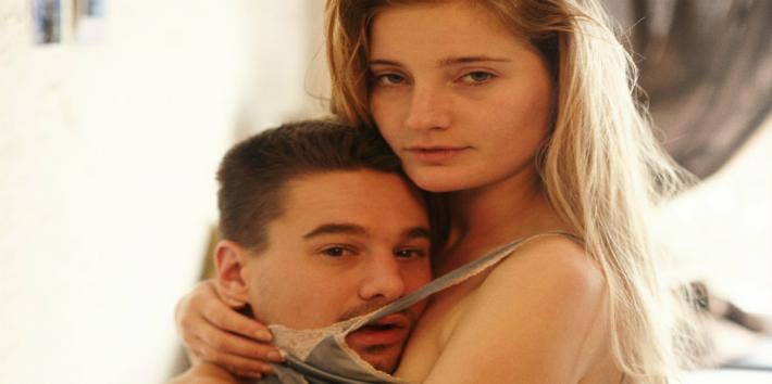 young couple in love