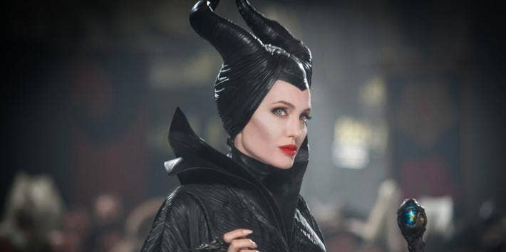 Angelina Jolie as Disney villain Maleficent, the secret former love of the king of "Sleeping Beauty"